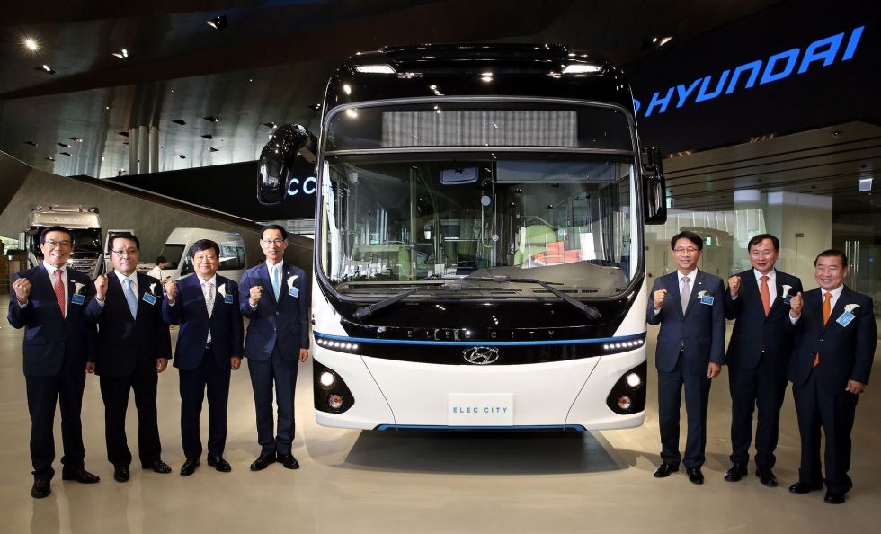 Hyundaijev električni mestni avtobus