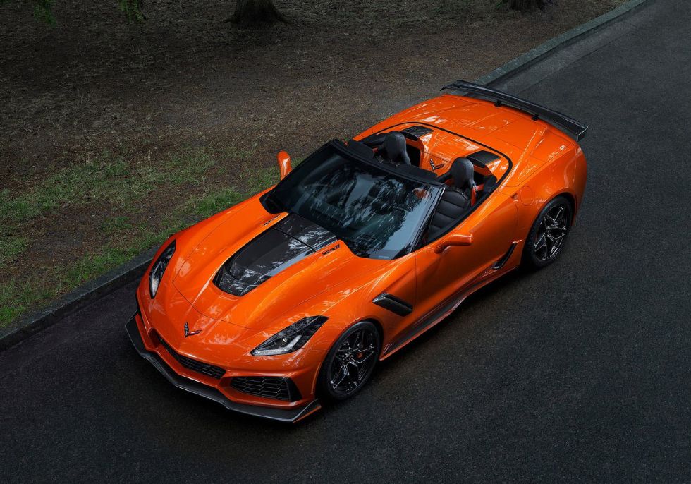 Corvette ZR1 zdaj tudi zgoraj brez Corvette ZR1 zdaj tudi zgoraj brez