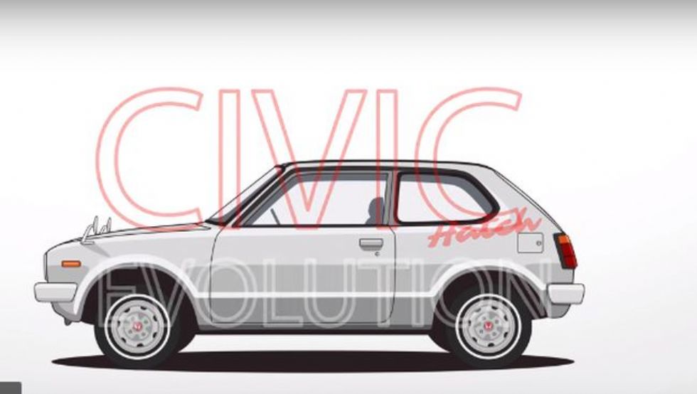 Kako se je v 44 letih spreminjala Honda Civic