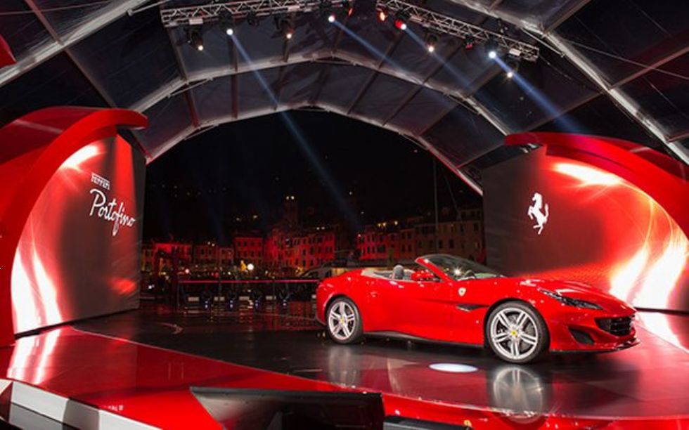Ferrari Portofino prvič v istoimenskem mestu