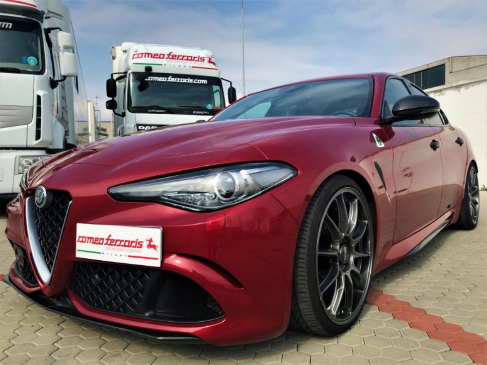Giulia Quadrifoglio s skoraj 600 konji do 317 km/h