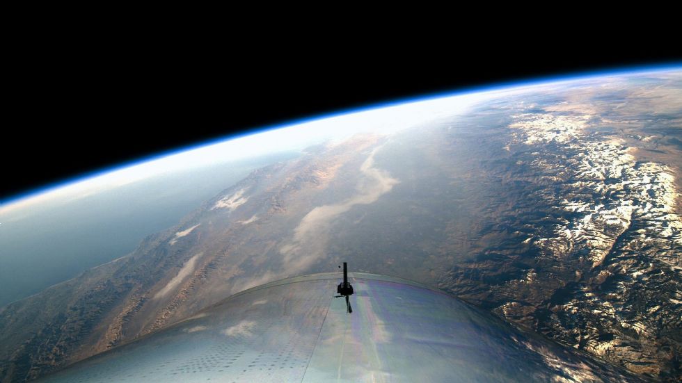 Virgin Galactic včeraj testno prvič v vesolju