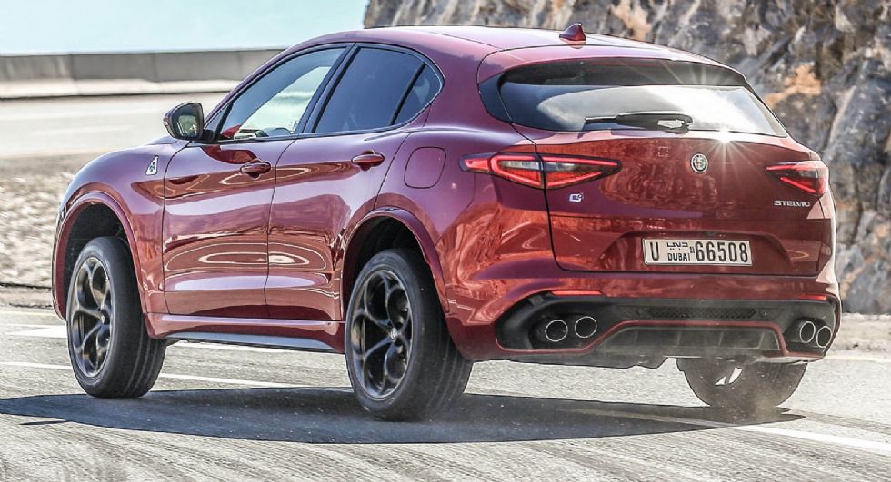 Stelvio Quadrifoglio na prvi vožnji