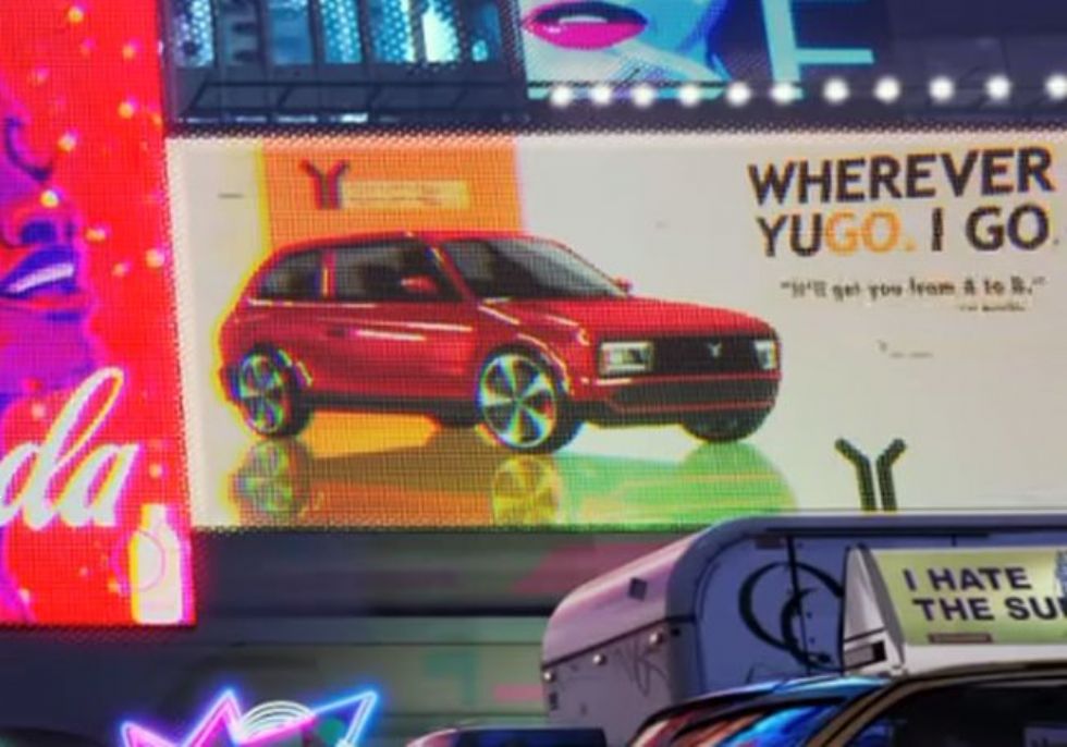 Moderni Yugo v najnovejšem Spidermanu