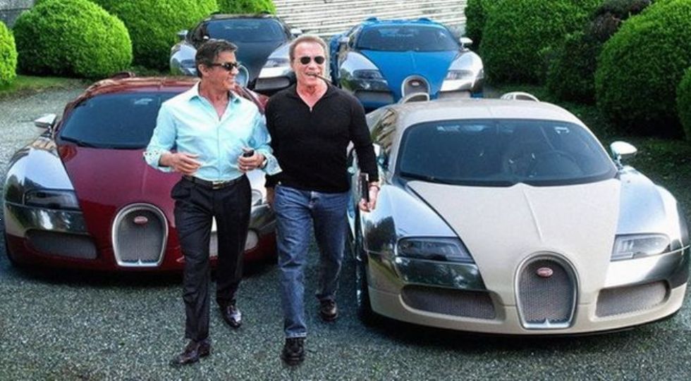 Na katere avtomobile prisegata Schwarzenegger in Stallone