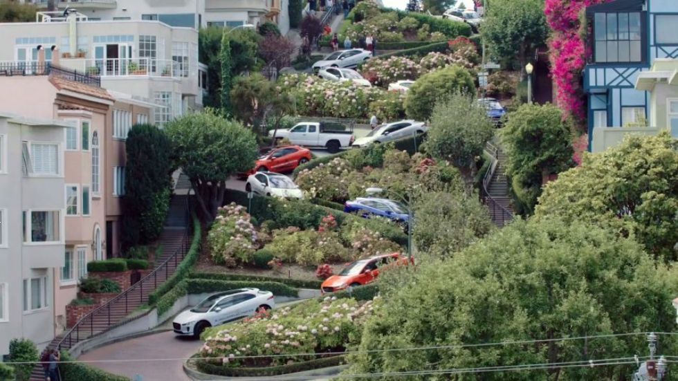 Jaguarji I-Pace zavzeli San Francisco
