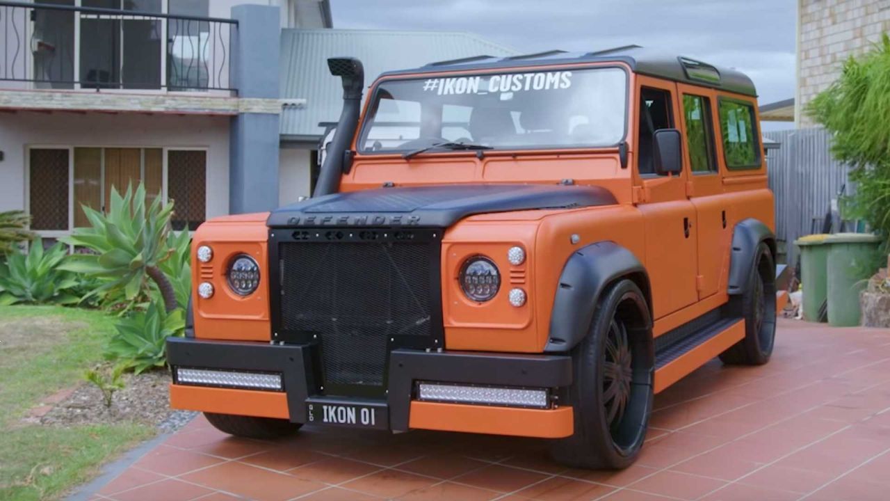 Defender Hot Wheels v naravni velikosti
