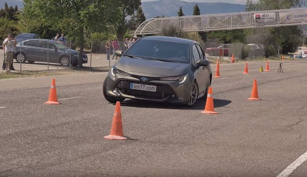 Losov preskus za Toyoto Corollo