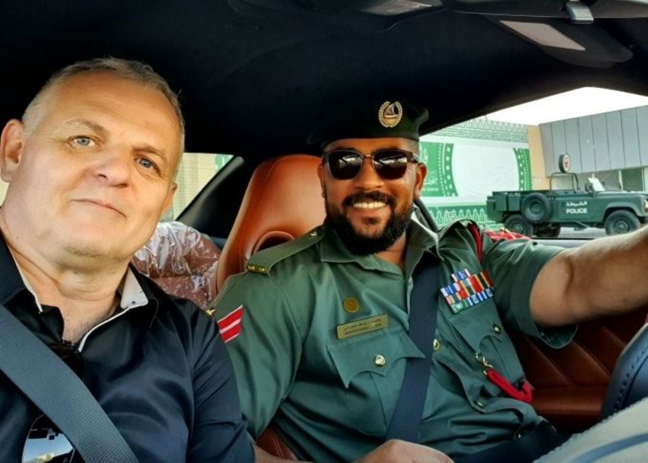 Obisk pri Dubajski policji