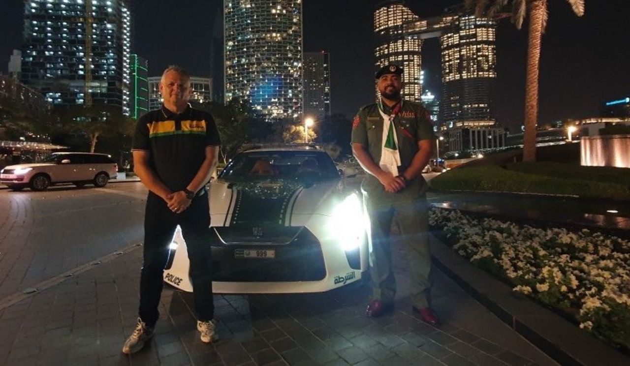 Obisk pri Dubajski policji