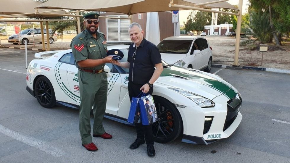 Obisk pri Dubajski policji