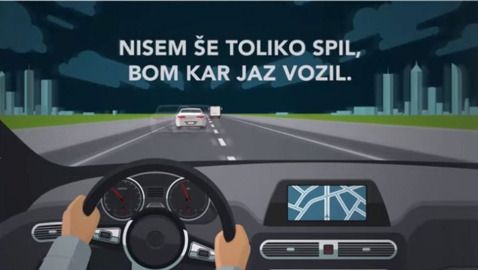 Kdo vozi nocoj, vi ali alkohol?