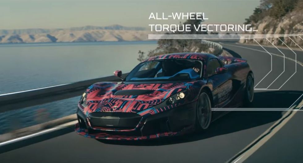 Rimac C_Two prvič na cestah