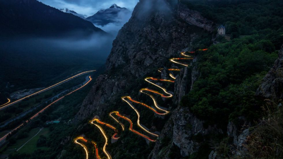 Čipkasti ovinki Savojskih alp