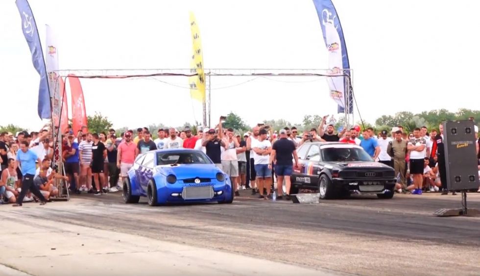 Brutalno pospeševanje 1200-konjskega VW Lupa 