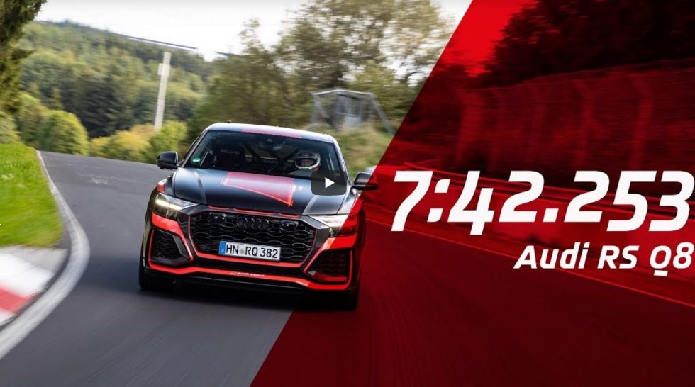 Audi RS Q8 je novi kralj Nurburgringa med terenci Audi RS Q8 je novi kralj Nurburgringa med terenci