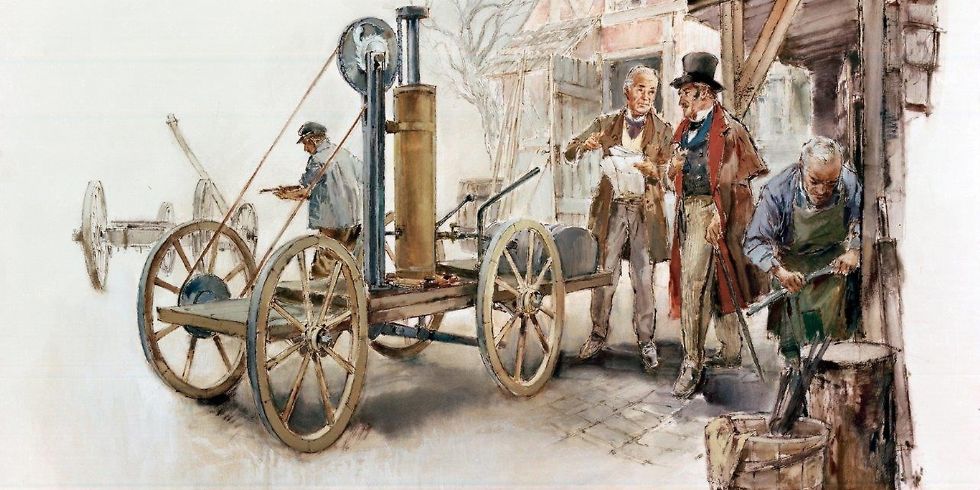 Prvi na motor z notranjim izgorevanjem
