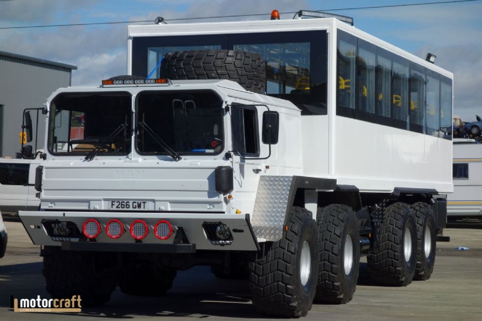 Od vojaškega vozila do ledeniškega avtobusa