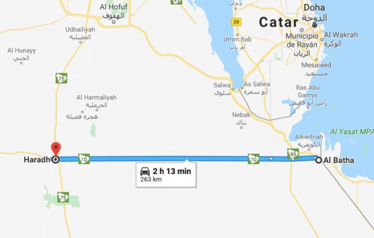 263 km samo naravnost