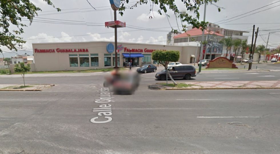 Streetview s posnetkom prometne nesreče