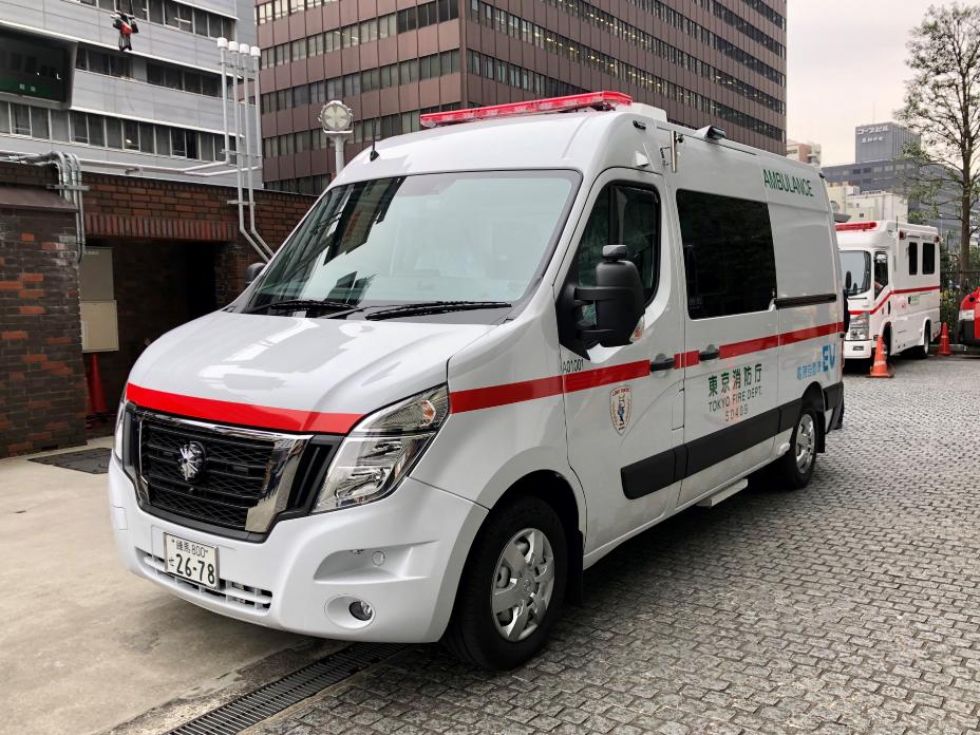 Prvi električni rešilni avto v Tokiju
