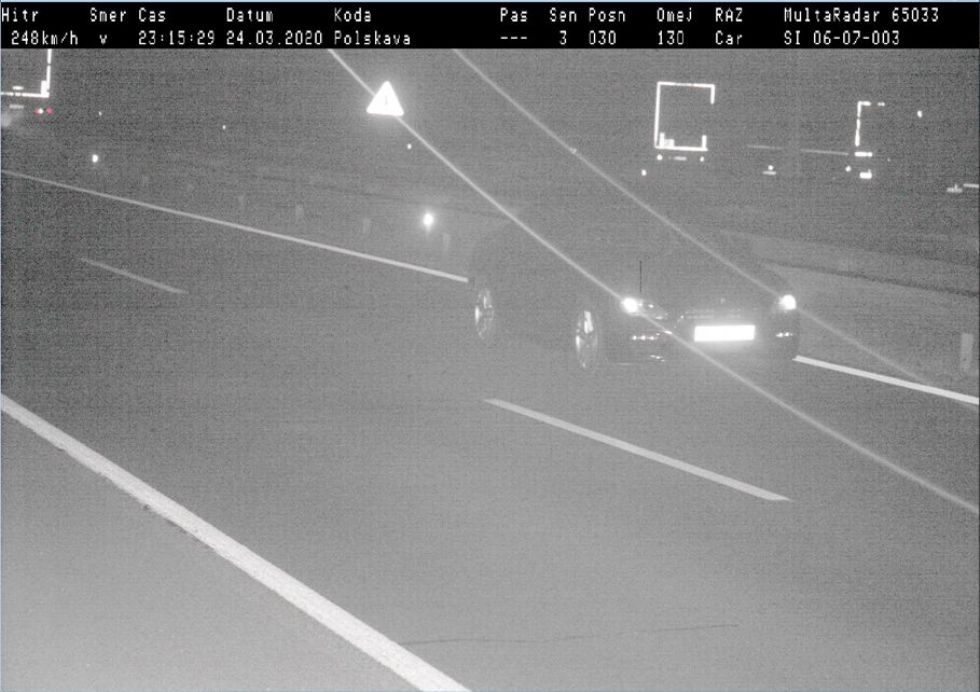 Prazne ceste niso hitrostni poligoni