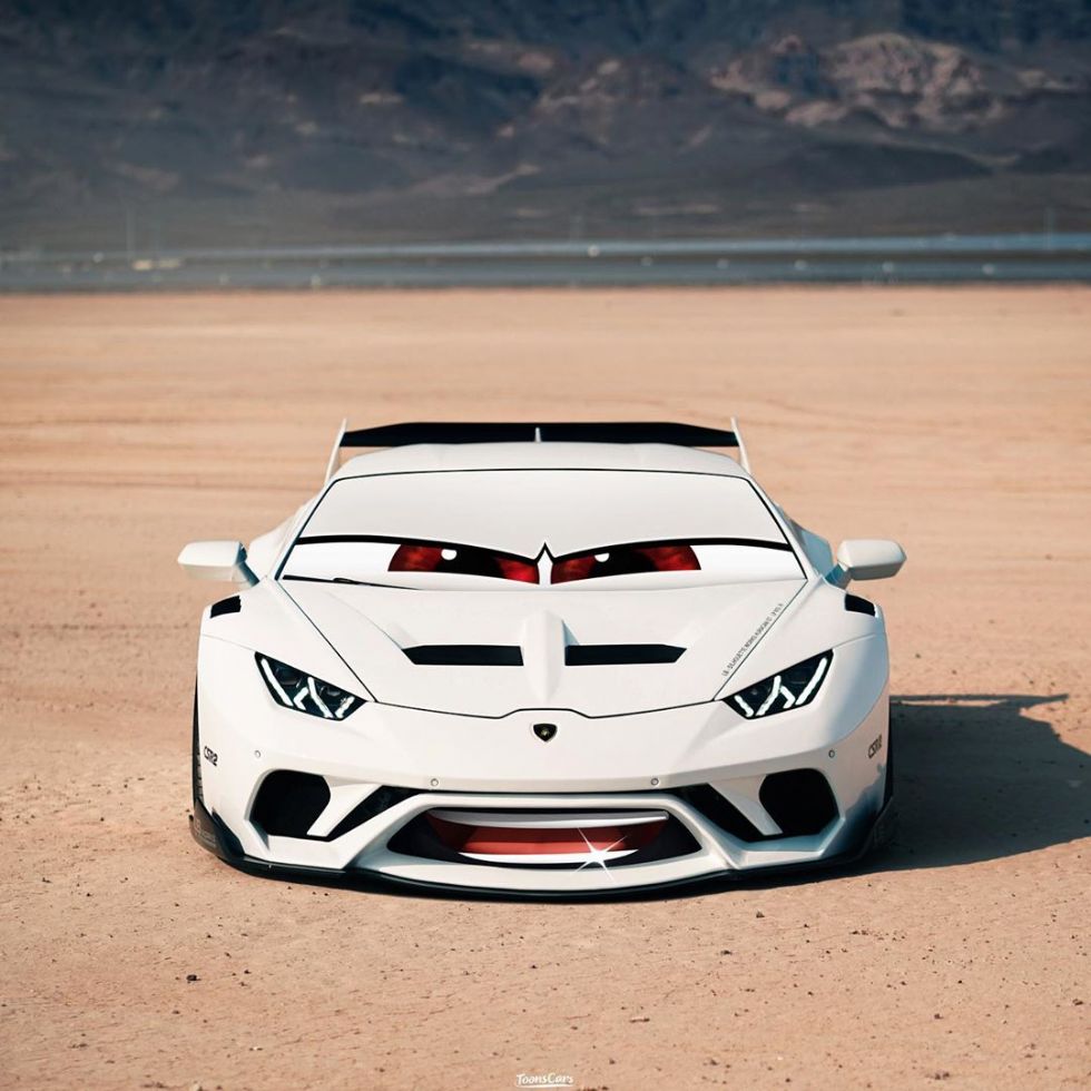 Ko Lamborghini sreča Disneyeve Avtomobile