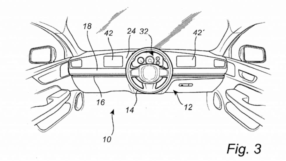 Patent drsečega volana
