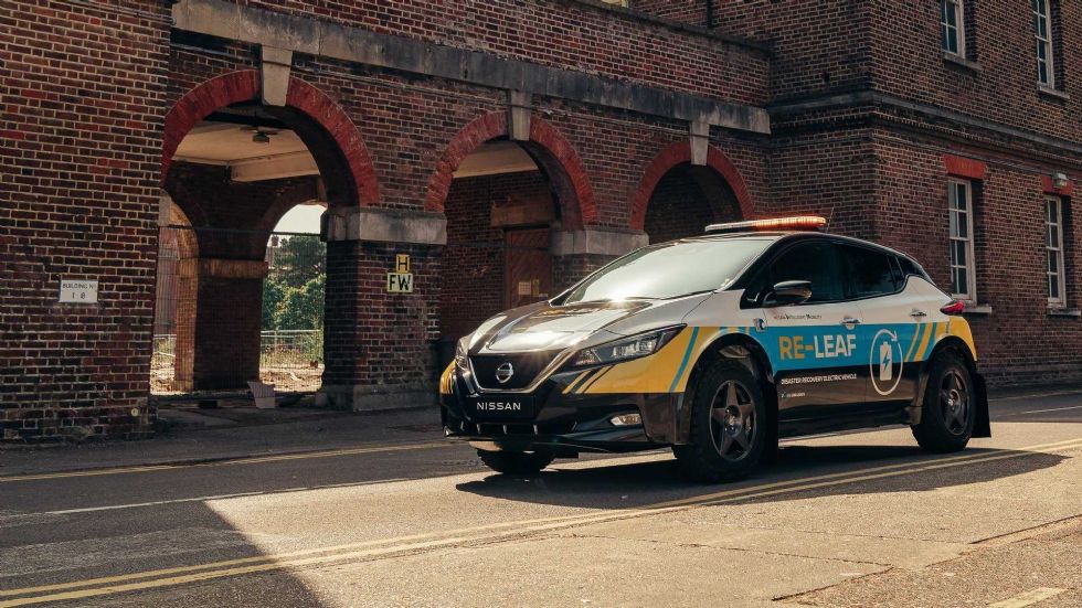 Nissan RE-LEAF za pomoč v nujnih primerih