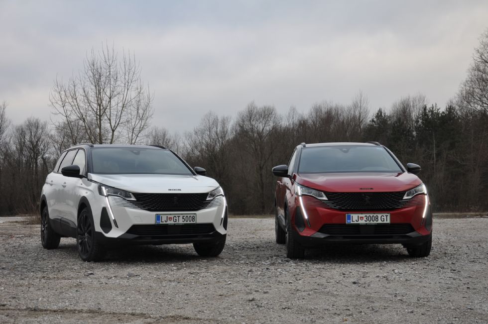 Posodobljena dva Peugeotova velikana