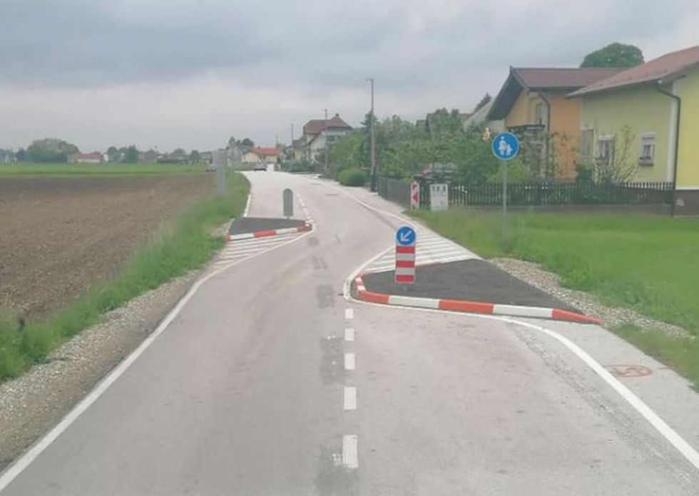 Nova stara prometna ureditev za umirjanje prometa