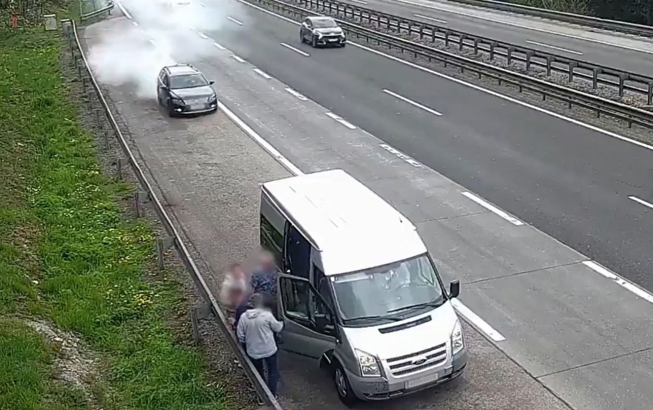 Nevarno početje voznikov na avtocestah