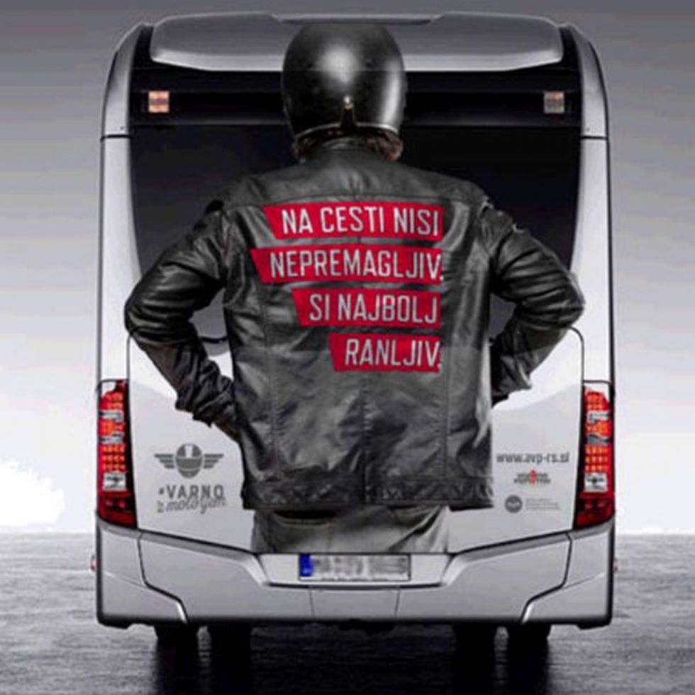 Tudi na tak način bodo opozarjali motoriste