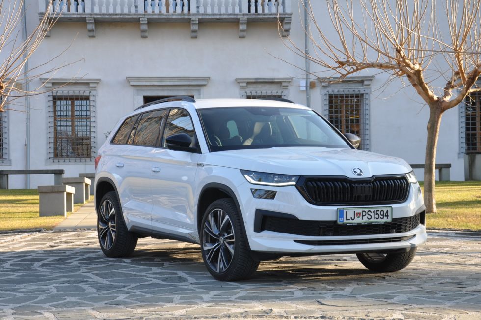 Največ, kar dizelsko gnani Kodiaq ponuja