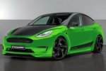 Tesla Y z masko - fotografija 2