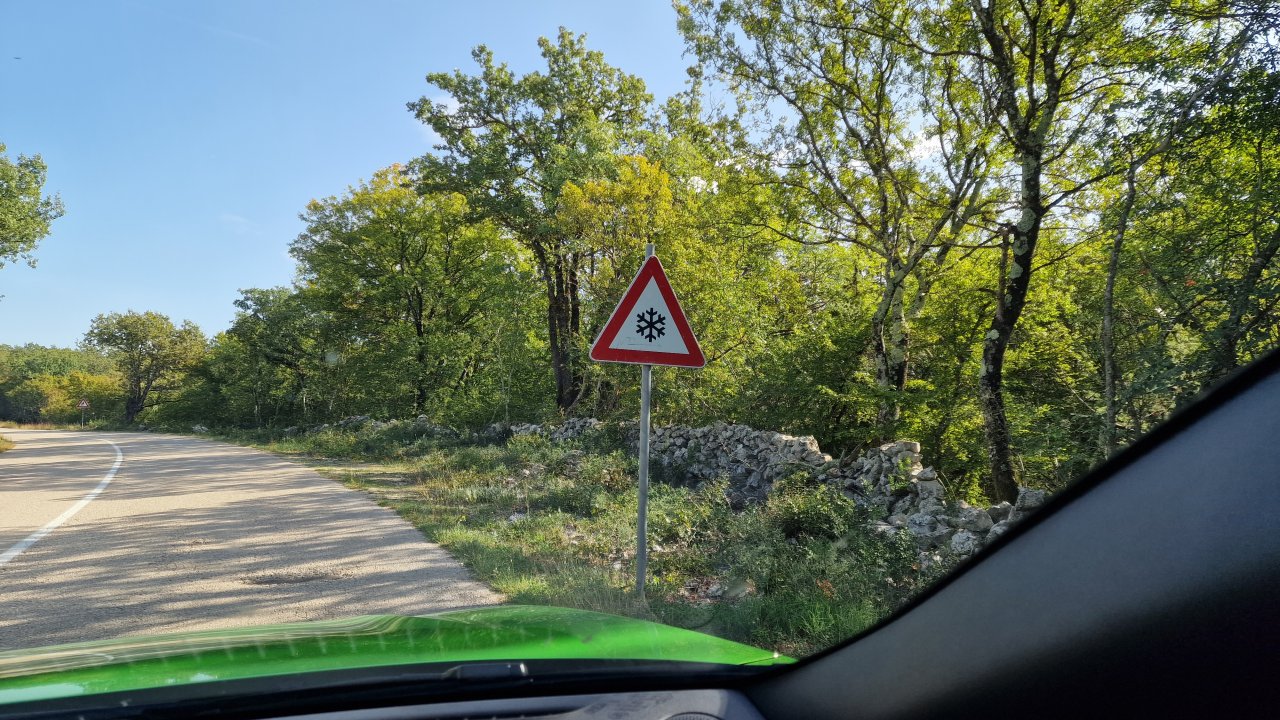 Pravijo, da na Krku sneži celo leto.