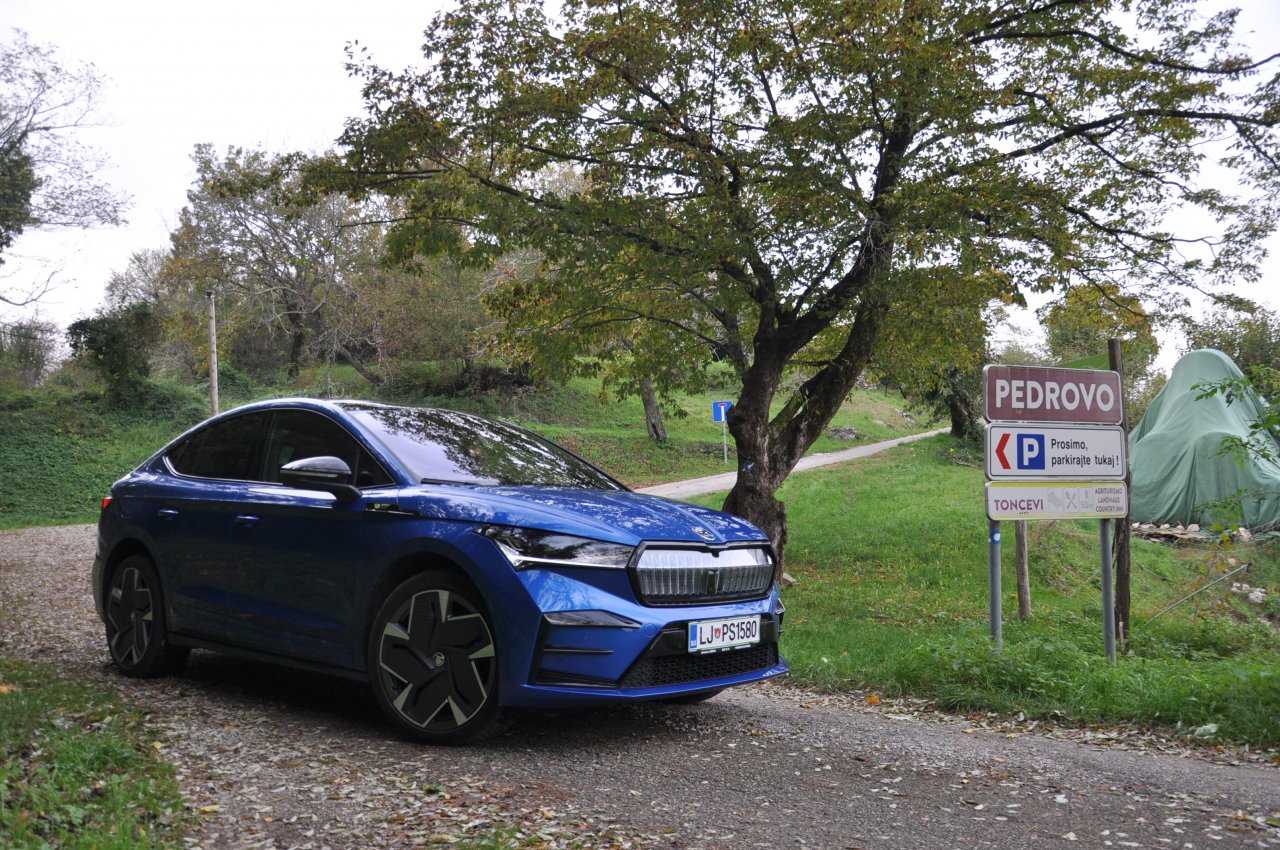 Po Krasu z električno Škodo 