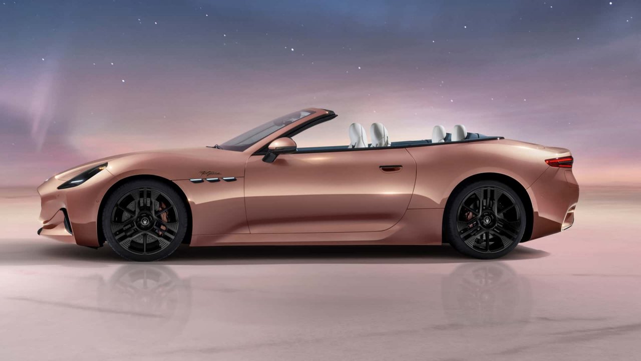 Električni Maserati za veter v laseh