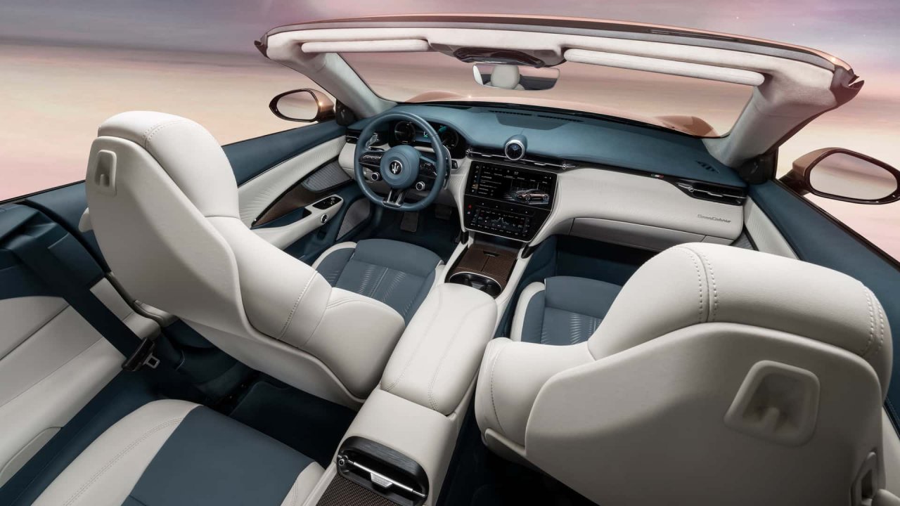 Električni Maserati za veter v laseh