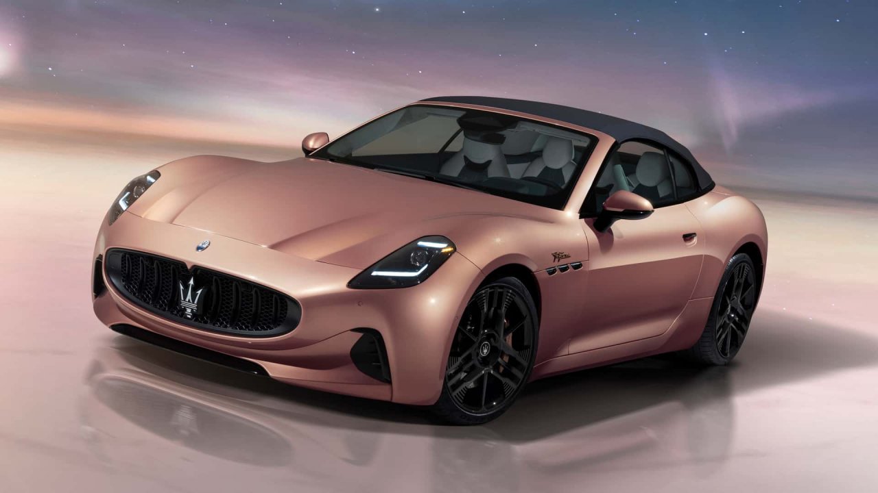 Električni Maserati za veter v laseh