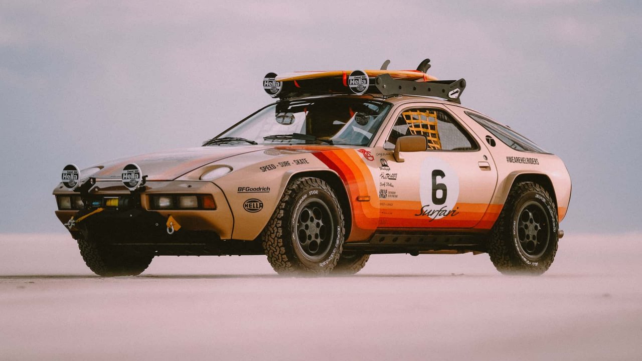 Porsche 928 kot buggy za na plažo