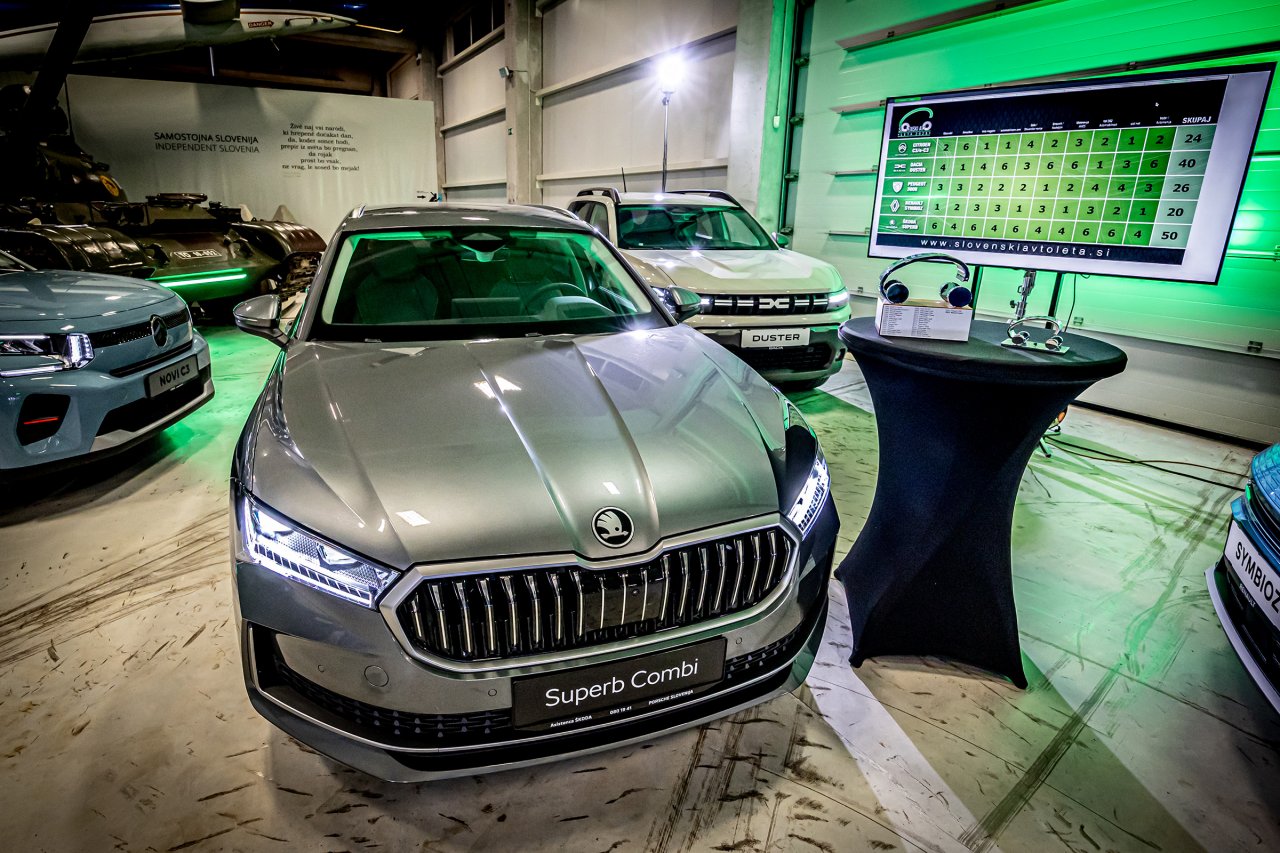 Škoda Superb je Slovenski avto leta 2025