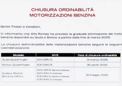 Giulia in Stelvio mahata v slovo