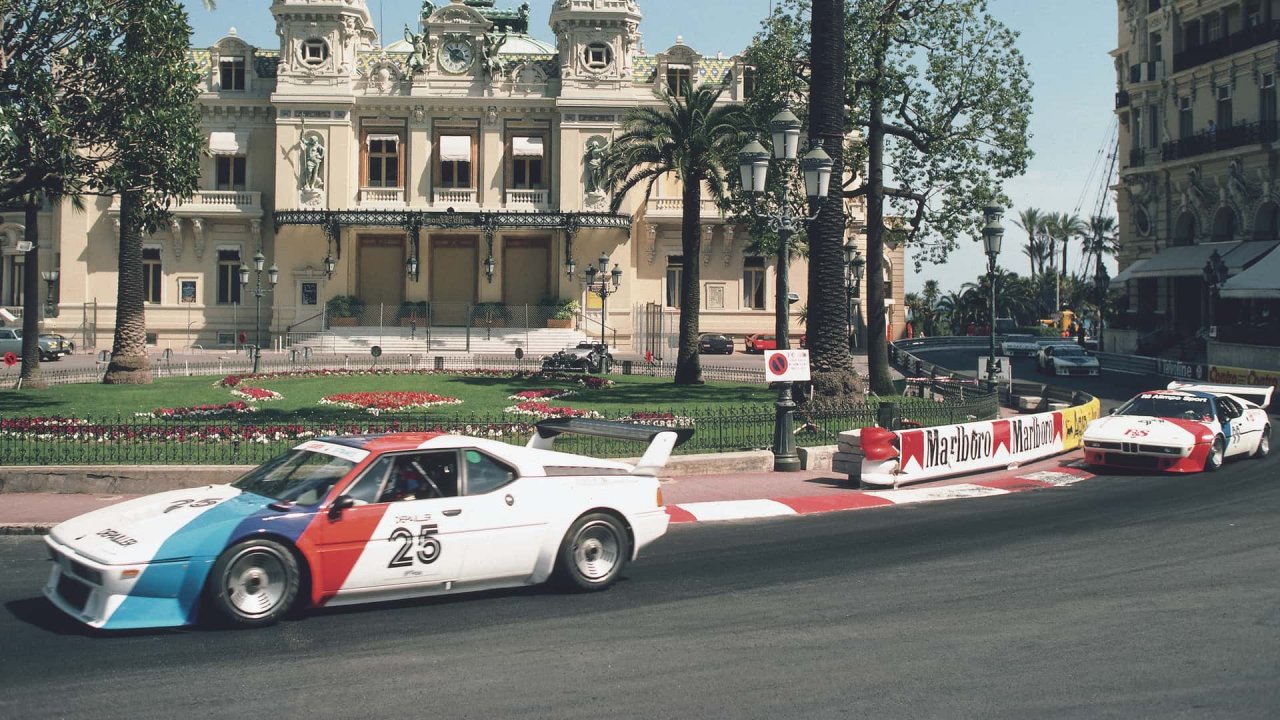 Dirka serije BMW M1 ProCar v Monaku.