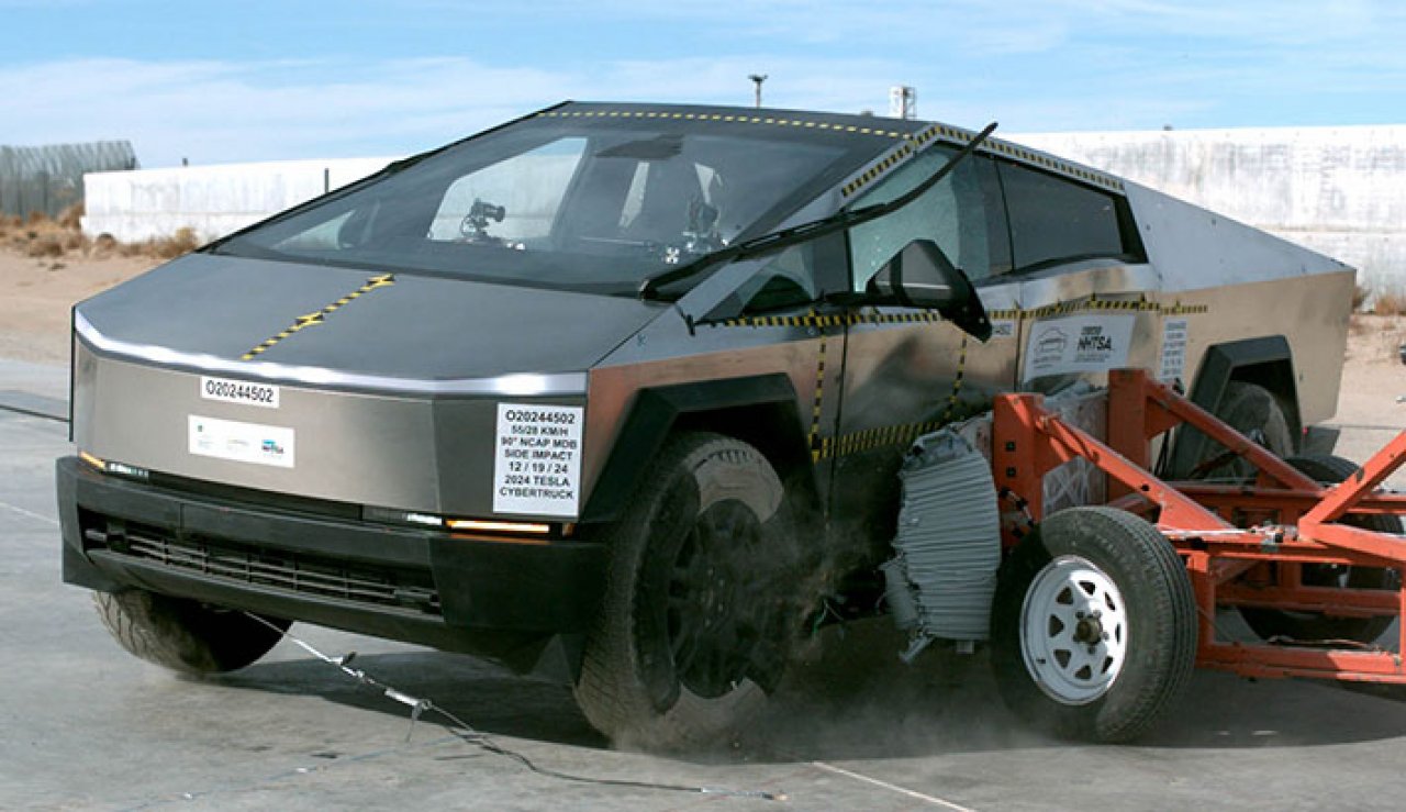 Tesla Cybertruck z odliko na ameriških testih