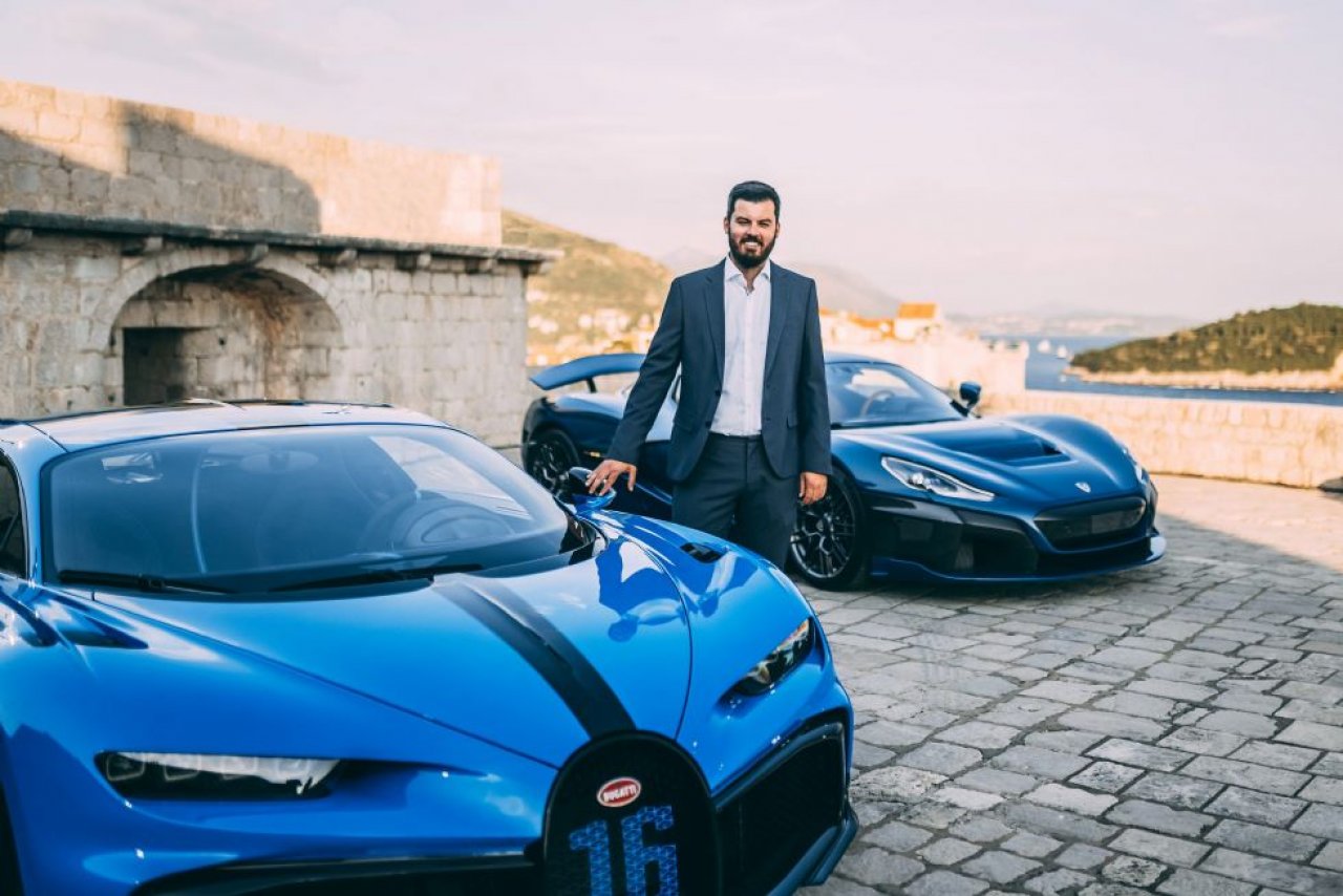 Mate Rimac želi lastniško prevzeti Bugatti