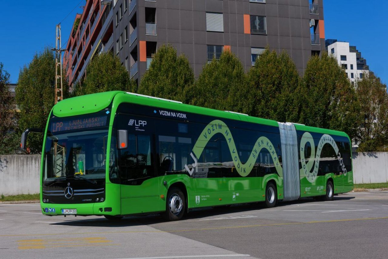 Ljubljanski LPP v redne linije uvaja avtobuse na vodik