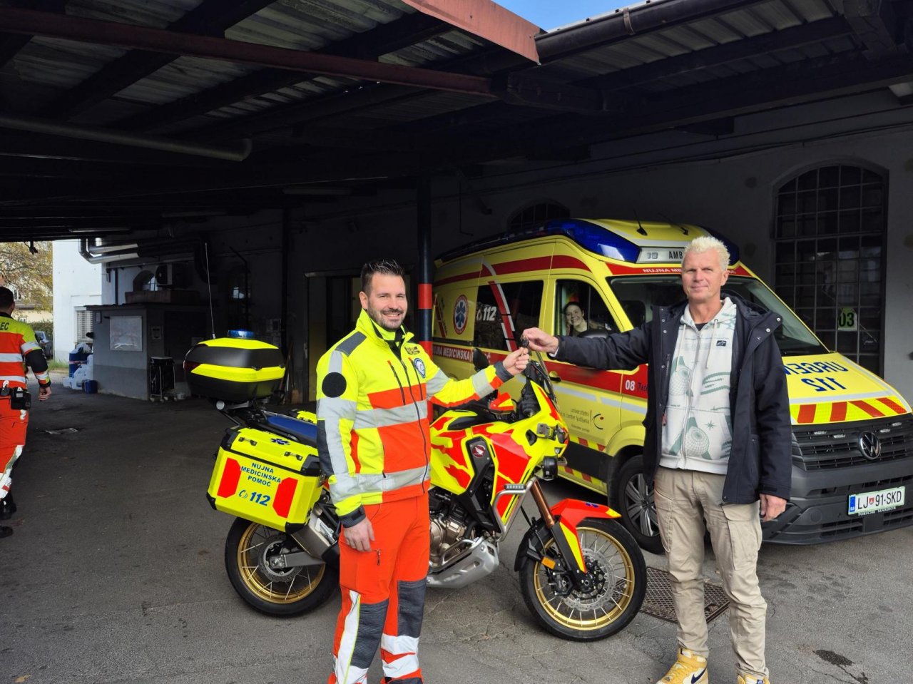 Nova Honda Africa Twin za ljubljanske reševalce