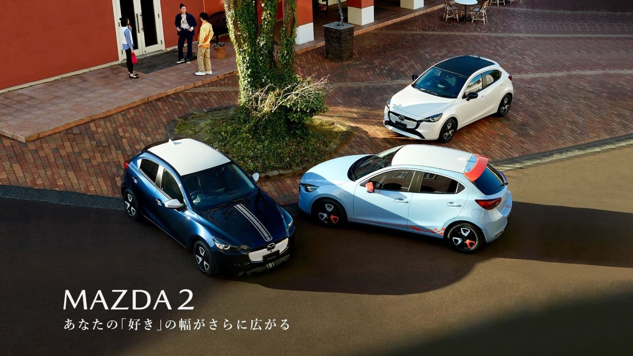 Osvežena najmanjša Mazda za zdaj le na Japonskem