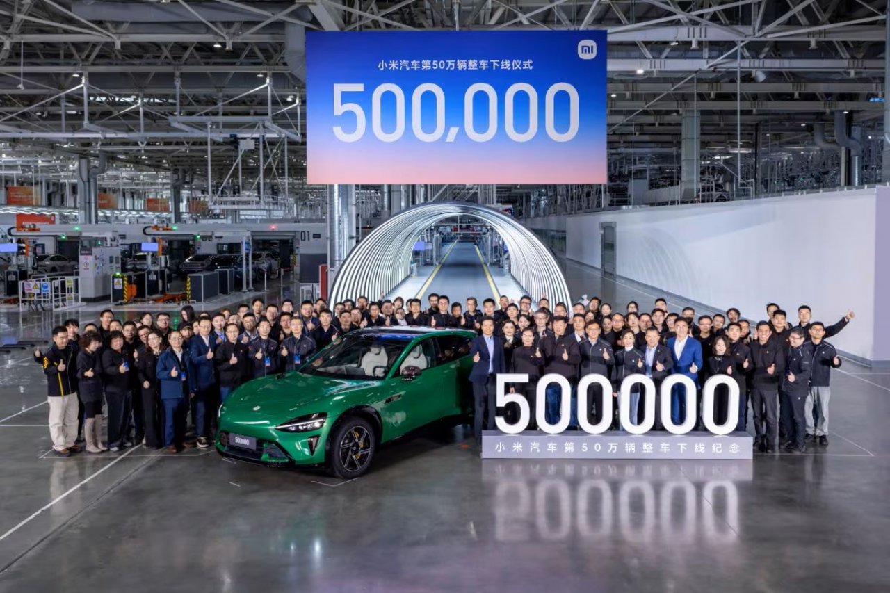Xiaomi že pri 500.000 avtomobilih